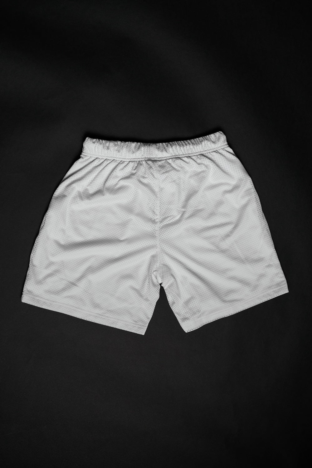 White/Green Mesh Shorts